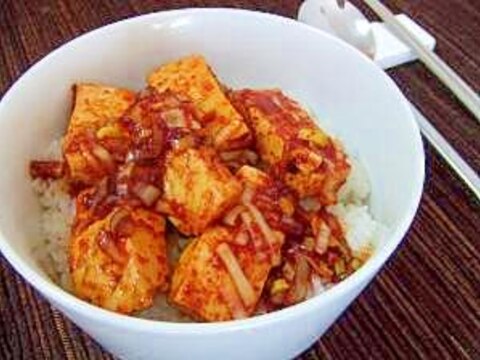 韓国風◆お豆腐のっけご飯